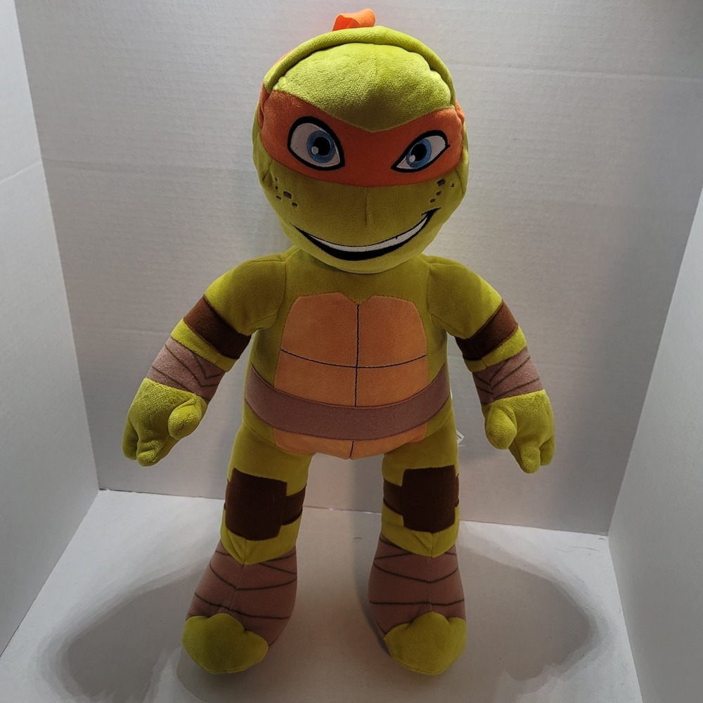 Build a Bear Teenage Mutant Ninja Turtles‎ Michelangelo 18" Plush Orange (2014)